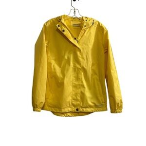Avalanche Outdoor Supply Company Yellow Hooded Rain Jacket Women's‎ Small